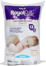 Load image into Gallery viewer, Fairfield PFRS12 Poly-Fil Royal Silk Fiber Fill Bag, 12 oz, White