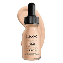 Load image into Gallery viewer, NYX PROFESSIONAL MAKEUP Total Control Pro Drop Foundation, Skin-True Buildable Coverage - Light Ivory