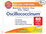 Boiron Oscillococcinum for Relief from Flu-Like Symptoms of Body Aches, Headache, Fever, Chills, and Fatigue - 60 Count (2 Pack of 30)