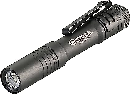 Streamlight 66601 MicroStream 250-Lumen EDC Ultra-Compact Flashlight with USB Rechargeable Battery, Clear Retail Packaging, Black