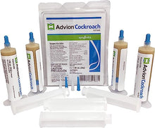 Load image into Gallery viewer, advion 383920 4 Tubes and 4 Plungers Cockroach German Roach Pest Control Inse, Brown