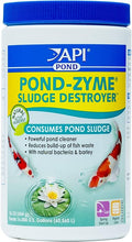 Load image into Gallery viewer, API POND-ZYME SLUDGE DESTROYER Pond Cleaner With Natural Pond Bacteria And Barley, 1-Pound Container