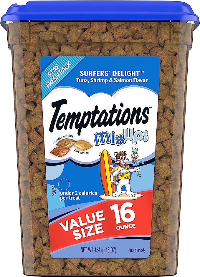 Temptations Gravy Wet Cat Food Variety Pack, Poultry Shreds, Meaty Bits & Prime Filets - (32) 5.5 Oz. Cans