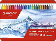 Load image into Gallery viewer, Caran d&#39;Ache Classic Neocolor II AQUARELLE Water-Soluble Pastels, 40 Colors