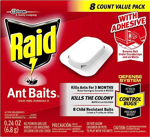 Raid Ant Killer Baits, For Household Use, Child Resistant, 8 Count