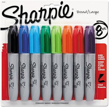 Load image into Gallery viewer, Sharpie 38250Pp Permanent Marker 5.3Mm Chisel Tip Assorted 8/Set (San38250pp)