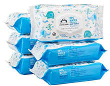Load image into Gallery viewer, Amazon Brand - Mama Bear 99% Water Baby Wipes, Hypoallergenic, Fragrance Free,72 Count (Pack of 6)