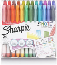 Load image into Gallery viewer, SHARPIE S-Note Creative Markers, Assorted Colors, Chisel Tip, 24 Count