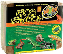 Load image into Gallery viewer, Zoo Med Eco Earth Eco-Friendly and Naturally-Absorbent Compressed Coconut Fiber Substrate, Pack of 2 (2 Items)