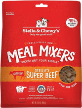 Load image into Gallery viewer, Stella &amp; Chewy&#39;s Freeze Dried Raw Super Beef Meal Mixer – Dog Food Topper for Small &amp; Large Breeds – Grain Free, Protein Rich Recipe – 35 oz Bag