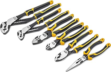 GEARWRENCH 6 Pc. Pitbull Dual Material Mixed Plier Set - 82204C