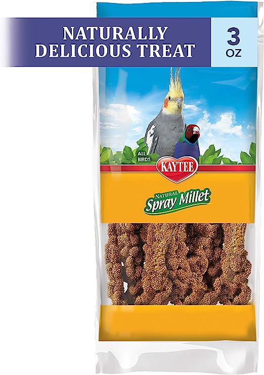 Kaytee Spray Millet Treat for Pet Birds, 3 Ounce