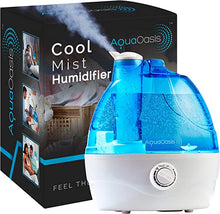 Load image into Gallery viewer, AquaOasis™ Cool Mist Humidifier {2.2L Water Tank} Quiet Ultrasonic Humidifiers for Bedroom &amp; Large room - Adjustable -360 Rotation Nozzle, Auto-Shut Off, Humidifiers for Babies Nursery &amp; Whole House