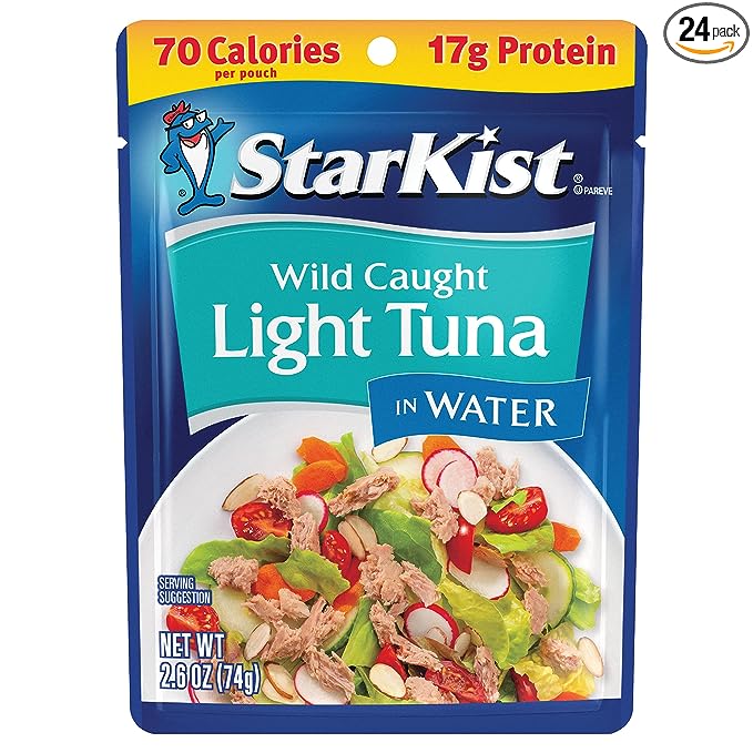 StarKist Chunk Light Tuna in Water, 2.6 Oz, Pack of 24