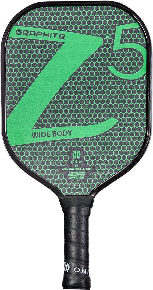 ONIX Graphite Z5 Graphite Carbon Fiber Pickleball Paddles with Cushion Comfort Pickleball Paddle Grip - USA Pickleball Approved
