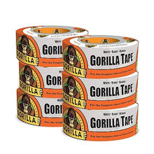 Load image into Gallery viewer, Gorilla Tape, White Duct Tape, 1.88&quot; x 10 yd, White, (Pack of 6)