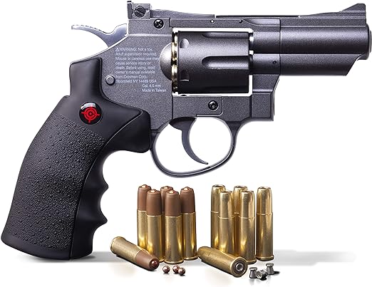 Crosman SNR357 Snub Nose .177-Caliber Pellet/ BB CO2-Powered Revolver